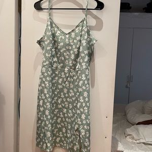 NWT Satin floral dress